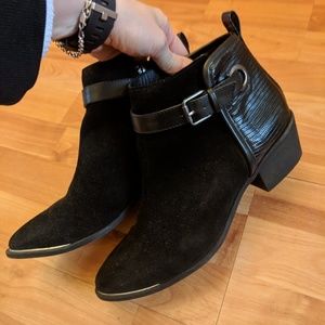 Circus by Sam Edelman black suede ankle bootie